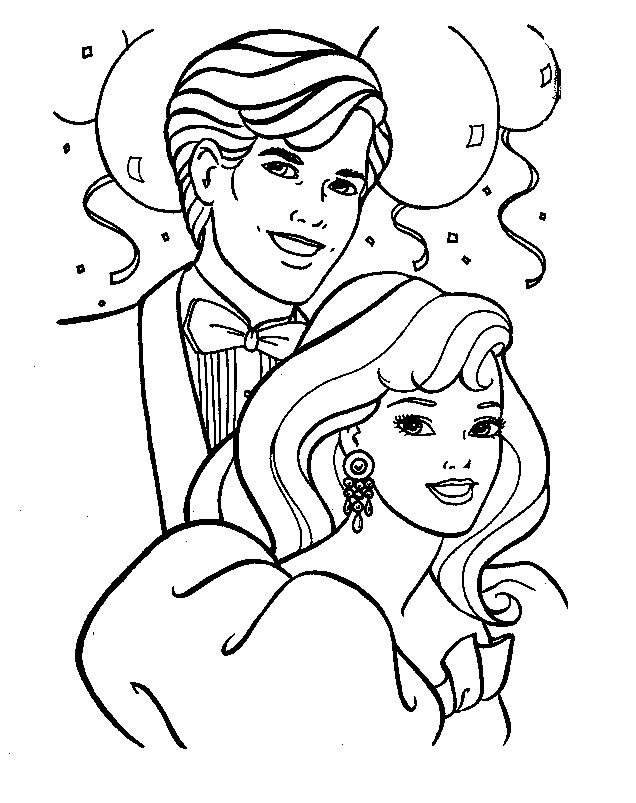 Coloriage gratuit pour enfants et adultes Barbie #27750, collection Jouets et Jeux