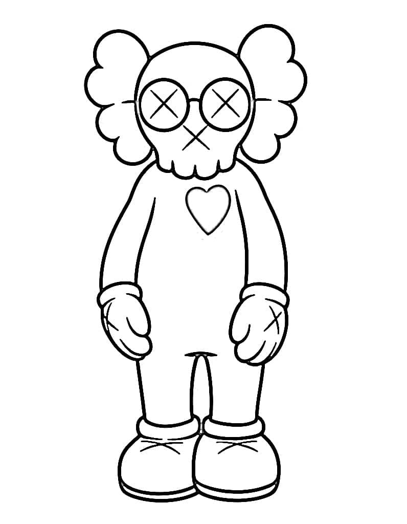 Dessin à colorier: KAWS (Jouets et Jeux) #219601 - Coloriages à Imprimer Gratuits