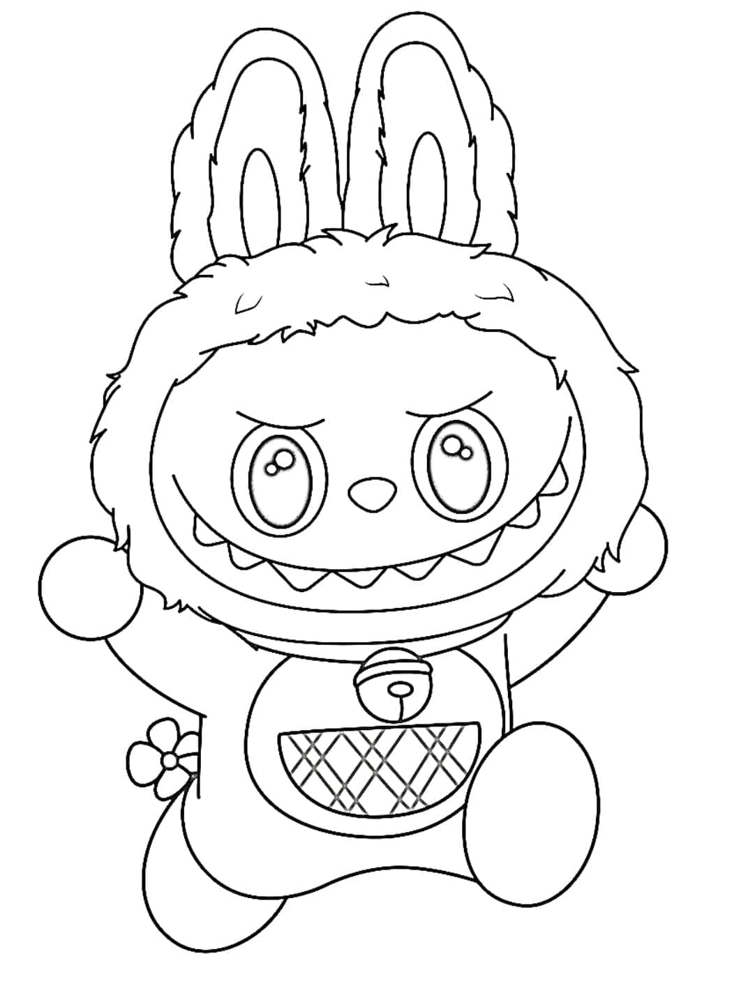 Coloriage gratuit Labubu #220831 de la collection Jouets et Jeux à imprimer
