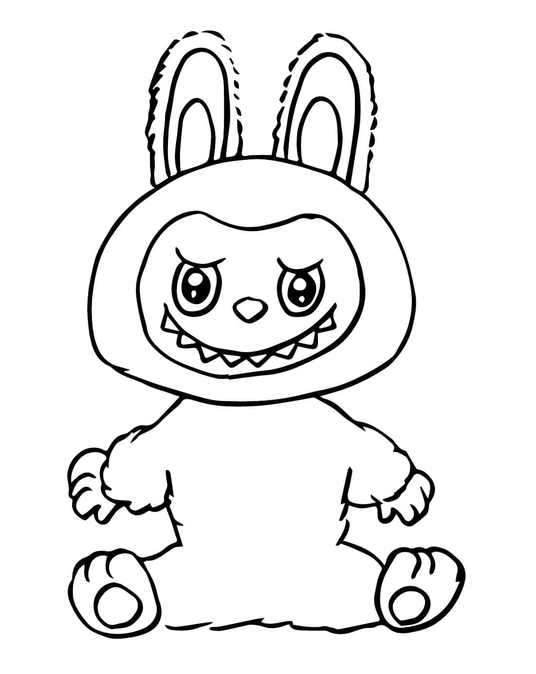 Coloriage gratuit Labubu #220849 de la collection Jouets et Jeux à imprimer