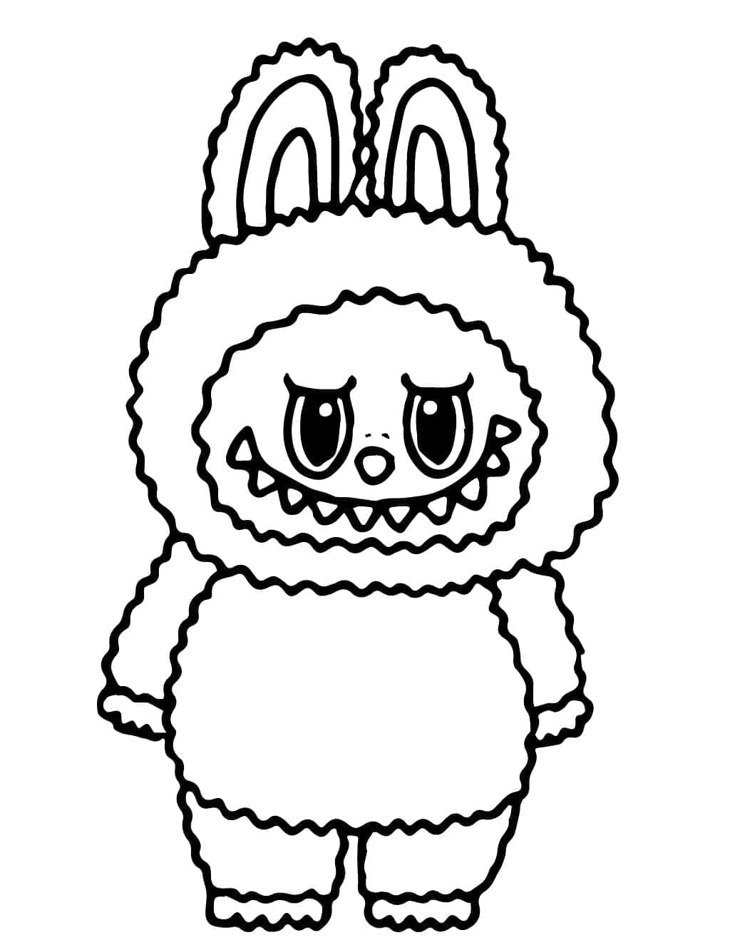 Coloriage gratuit Labubu #220855 de la collection Jouets et Jeux à imprimer