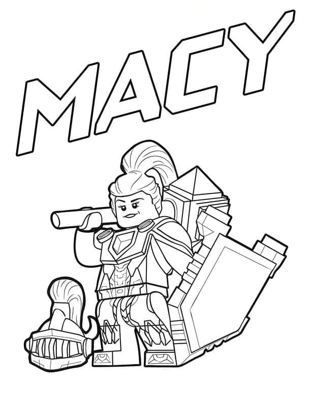 Coloriage gratuit Lego Nexo Knights #199202 de la collection Jouets et Jeux à imprimer