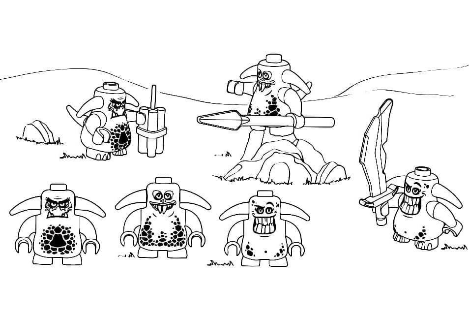 Coloriage gratuit Lego Nexo Knights #199219 de la collection Jouets et Jeux à imprimer