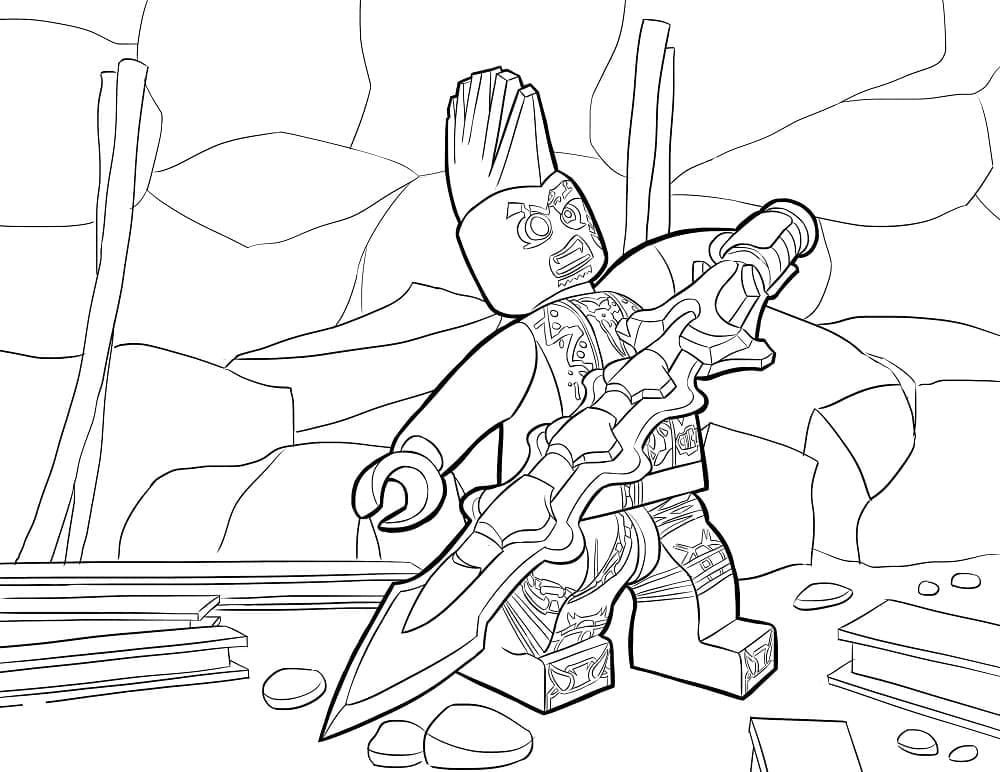 Coloriage gratuit Lego Ninjago #171097 de la collection Jouets et Jeux à imprimer