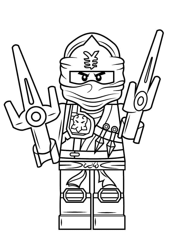 Coloriage gratuit Lego Ninjago #171105 de la collection Jouets et Jeux à imprimer