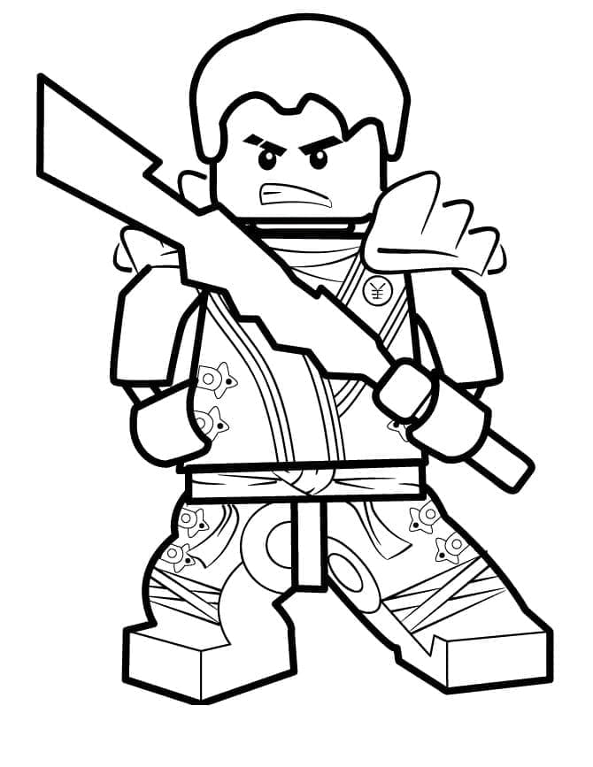 Coloriage gratuit Lego Ninjago #214816 de la collection Jouets et Jeux à imprimer