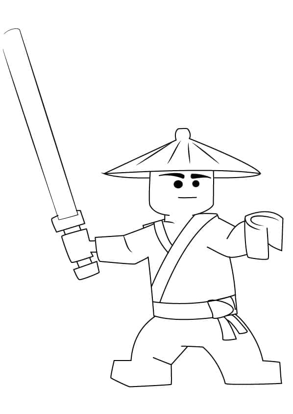 Coloriage gratuit Lego Ninjago #214818 de la collection Jouets et Jeux à imprimer