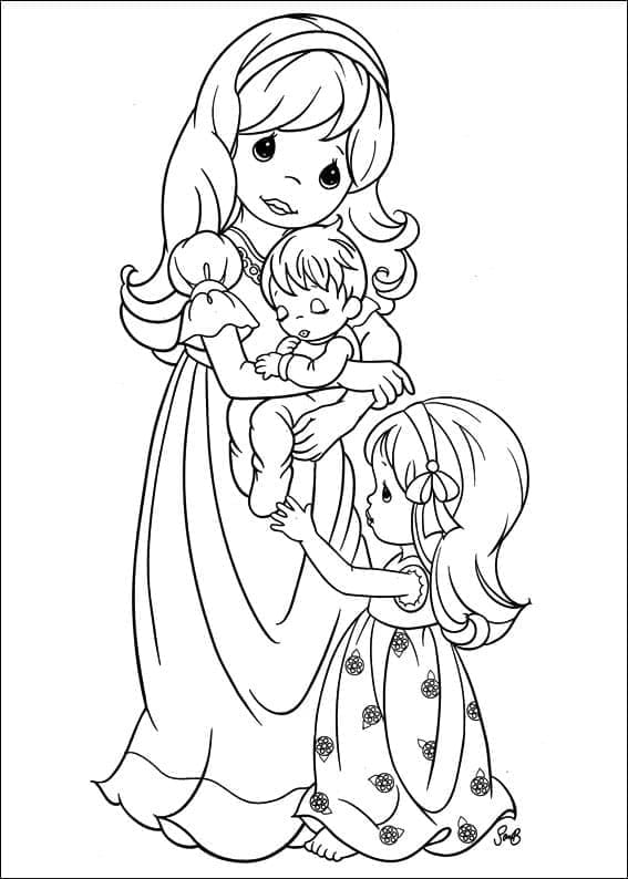 Illustration au trait Moments Précieux #213243 de la collection Jouets et Jeux à colorier gratuitement