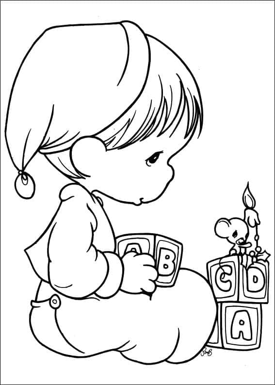 Coloriage gratuit Moments Précieux #213266 de la collection Jouets et Jeux à imprimer