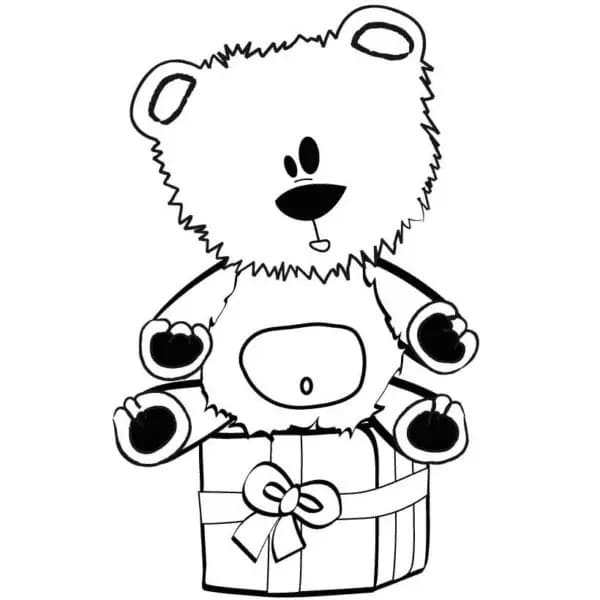 Coloriage Nounours (Teddy) #180427 à imprimer gratuitement, extrait de la collection Jouets et Jeux