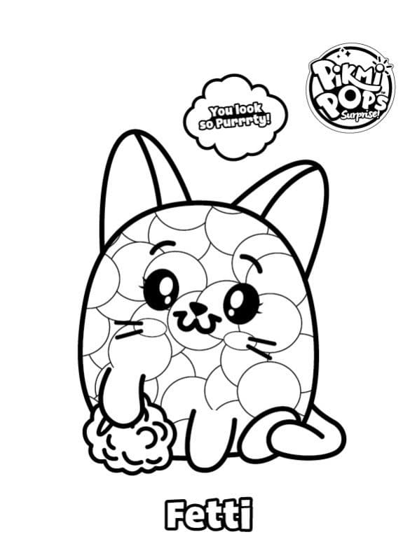 Dessin à colorier: Pikmi Pops (Jouets et Jeux) #197456 - Coloriages à Imprimer Gratuits