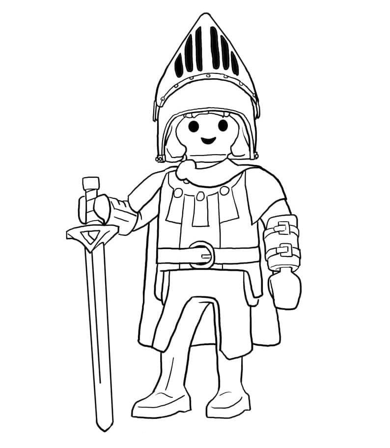 Dessin à colorier: Playmobil (Jouets et Jeux) #195477 - Coloriages à Imprimer Gratuits