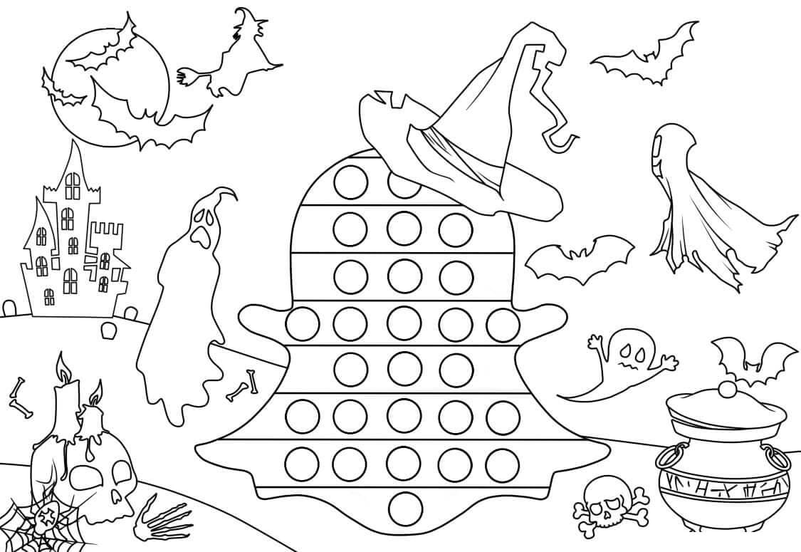 Dessin à colorier: Pop It (Jouets et Jeux) #200818 - Coloriages à Imprimer Gratuits