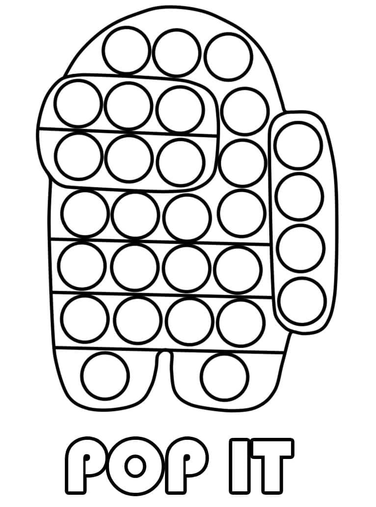 Dessin à colorier: Pop It (Jouets et Jeux) #200823 - Coloriages à Imprimer Gratuits