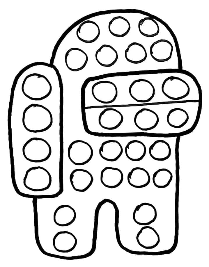 Dessin à colorier: Pop It (Jouets et Jeux) #200831 - Coloriages à Imprimer Gratuits