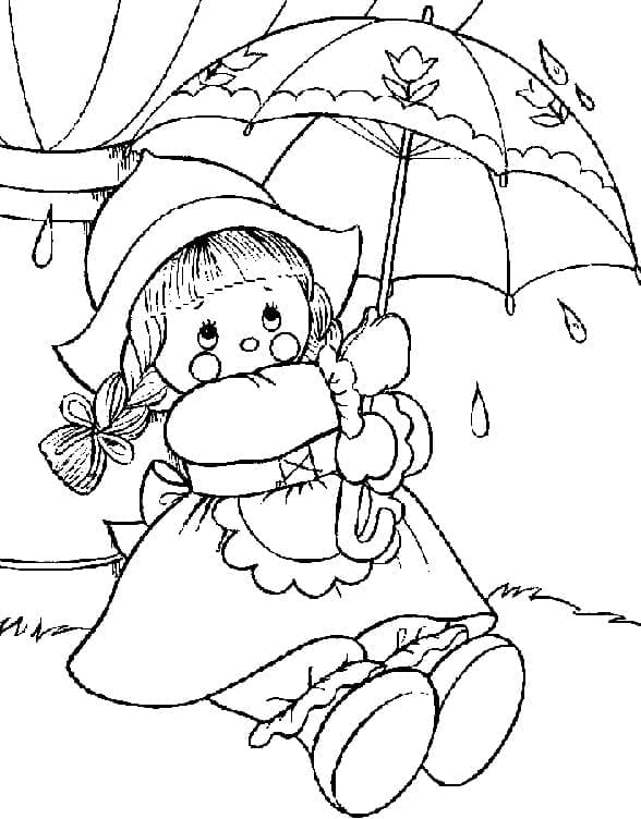 Dessin à colorier: Poupée (Jouets et Jeux) #202198 - Coloriages à Imprimer Gratuits
