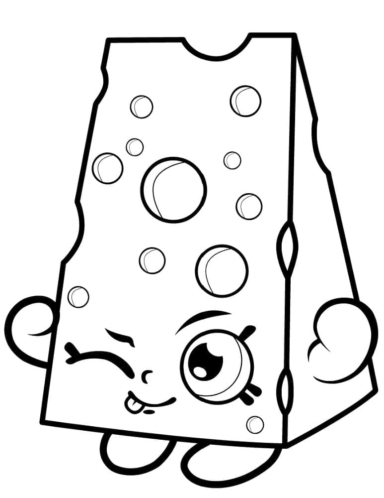 Coloriage gratuit Shopkins #195805 de la collection Jouets et Jeux à imprimer