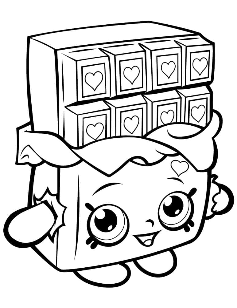 Coloriage gratuit Shopkins #195806 de la collection Jouets et Jeux à imprimer