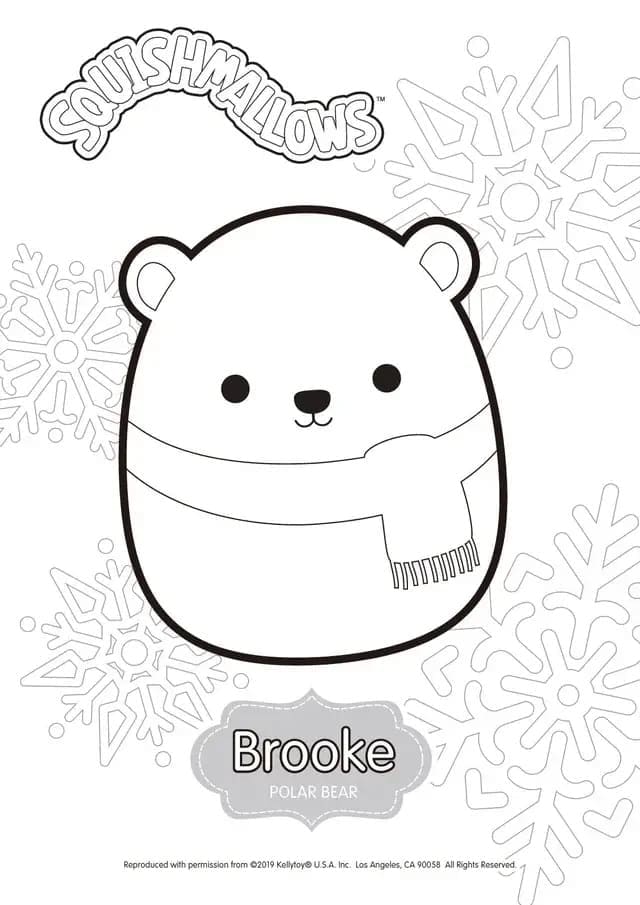 Dessin à colorier: Squishmallows (Jouets et Jeux) #219256 - Coloriages à Imprimer Gratuits