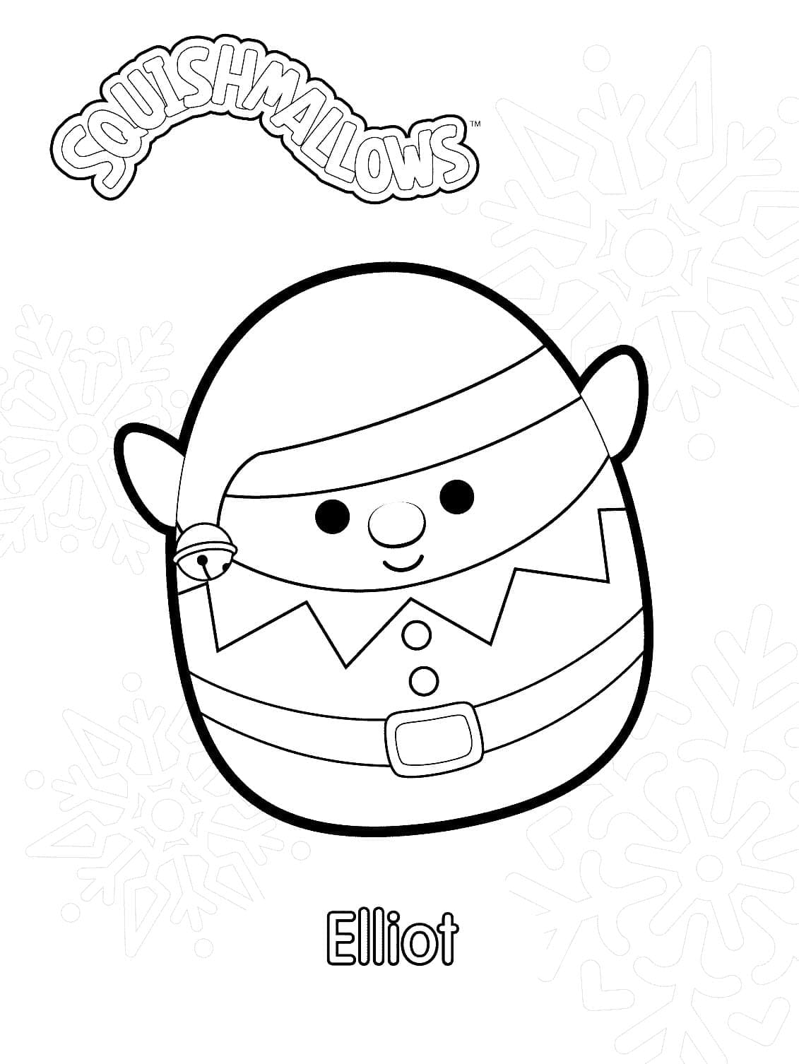 Dessin à colorier: Squishmallows (Jouets et Jeux) #219262 - Coloriages à Imprimer Gratuits