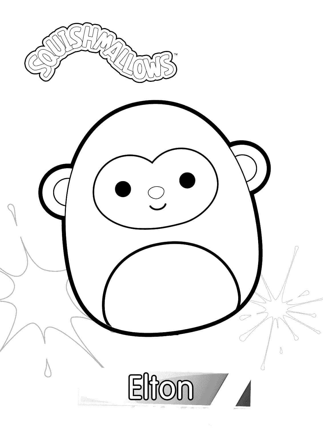 Dessin à colorier: Squishmallows (Jouets et Jeux) #219263 - Coloriages à Imprimer Gratuits