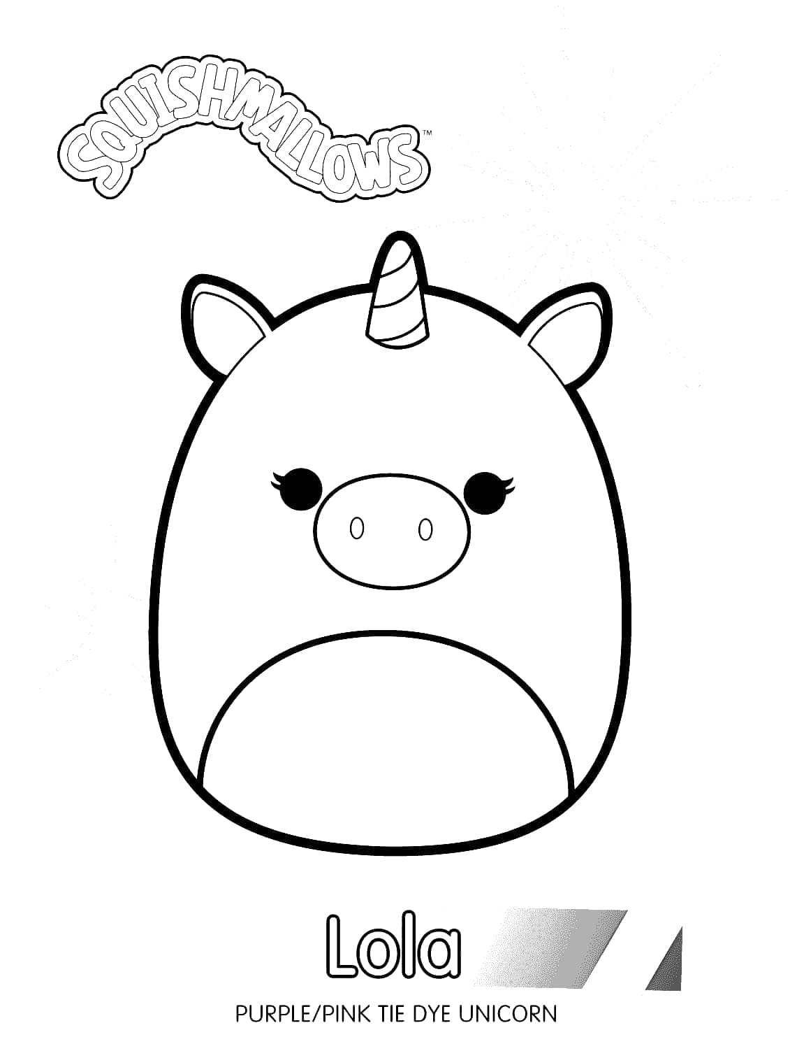 Dessin à colorier: Squishmallows (Jouets et Jeux) #219270 - Coloriages à Imprimer Gratuits