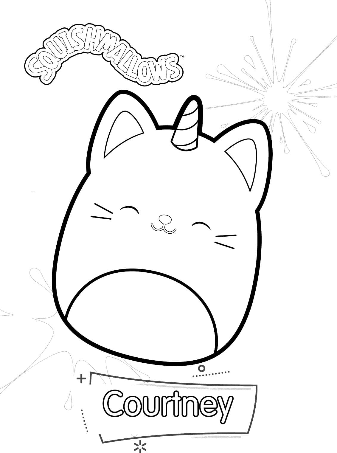 Dessin à colorier: Squishmallows (Jouets et Jeux) #219302 - Coloriages à Imprimer Gratuits