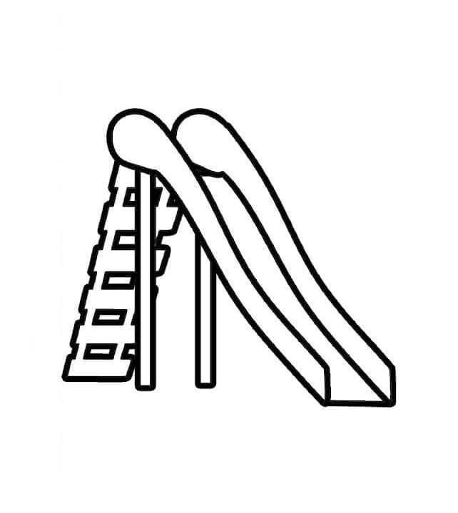 Dessin à colorier: Toboggan (Jouets et Jeux) #218624 - Coloriages à Imprimer Gratuits