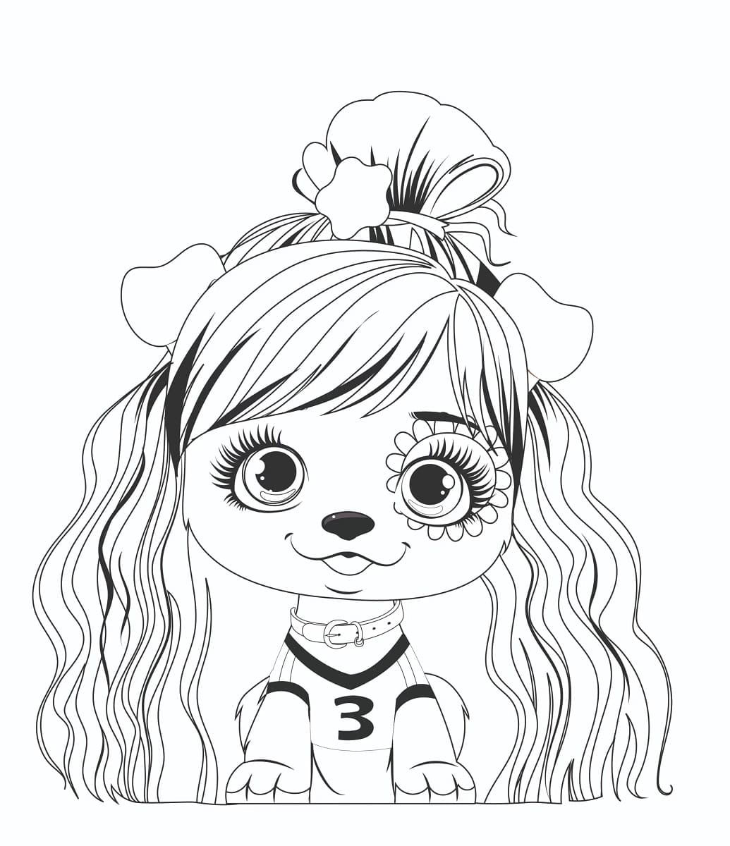 Coloriage gratuit VIP Pets #220891 de la collection Jouets et Jeux à imprimer