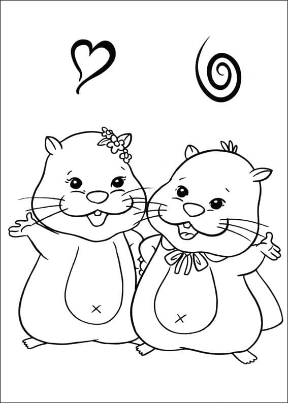 Dessin à colorier: Zhu Zhu Pets (Jouets et Jeux) #209122 - Coloriages à Imprimer Gratuits