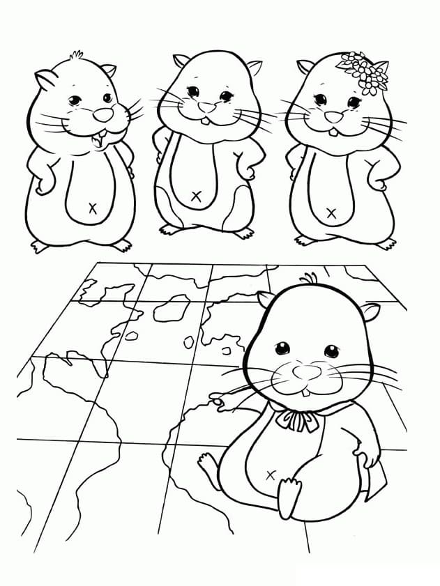 Dessin à colorier: Zhu Zhu Pets (Jouets et Jeux) #209123 - Coloriages à Imprimer Gratuits