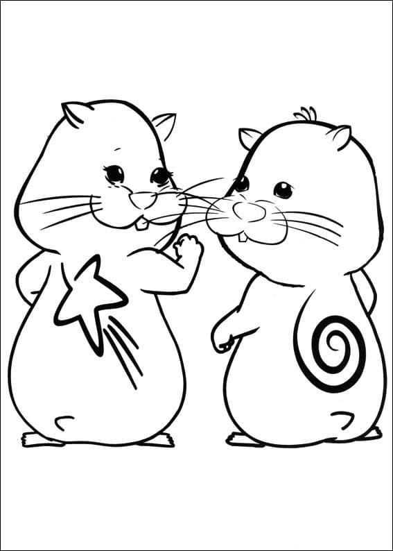 Dessin à colorier: Zhu Zhu Pets (Jouets et Jeux) #209135 - Coloriages à Imprimer Gratuits