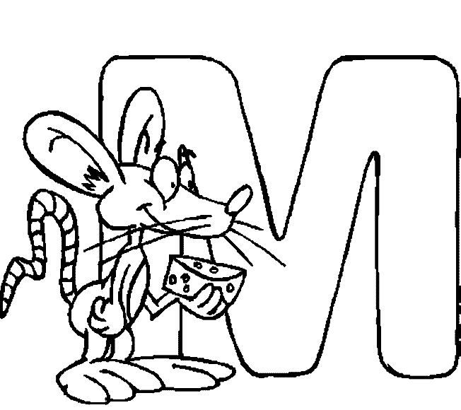 Coloriage imprimable Alphabet #124673 de la collection Lettres et alphabet à colorier aux crayons