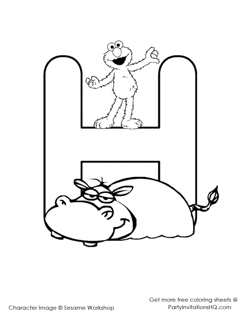 Joli coloriage Alphabet #124834 de la collection Lettres et alphabet, prêt à imprimer pour petits et grands