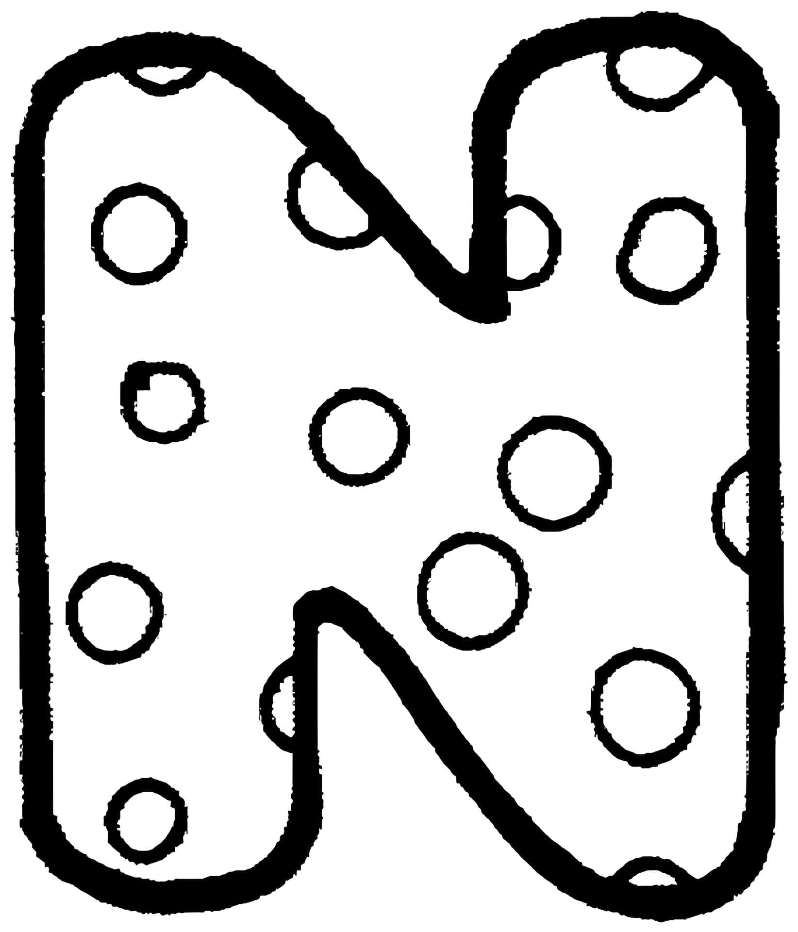 Coloriage gratuit Alphabet #192011 de la collection Lettres et alphabet à imprimer