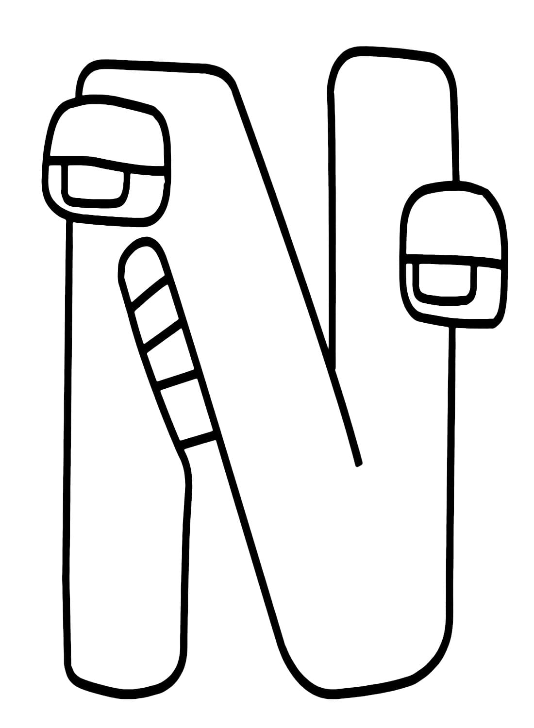 Dessin à colorier: Alphabet Lore (Lettres et alphabet) #219722 - Coloriages à Imprimer Gratuits