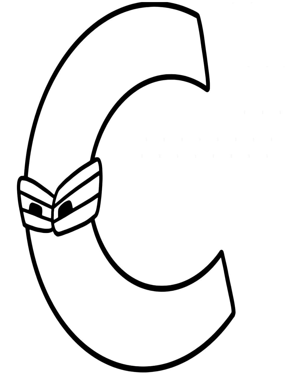 Dessin à colorier: Alphabet Lore (Lettres et alphabet) #219723 - Coloriages à Imprimer Gratuits