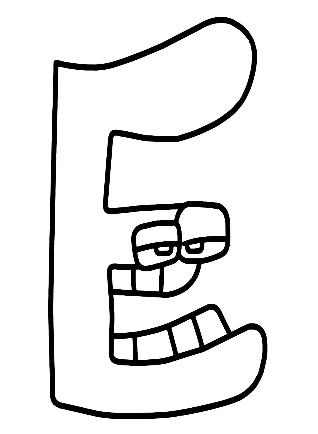 Dessin à colorier: Alphabet Lore (Lettres et alphabet) #219724 - Coloriages à Imprimer Gratuits