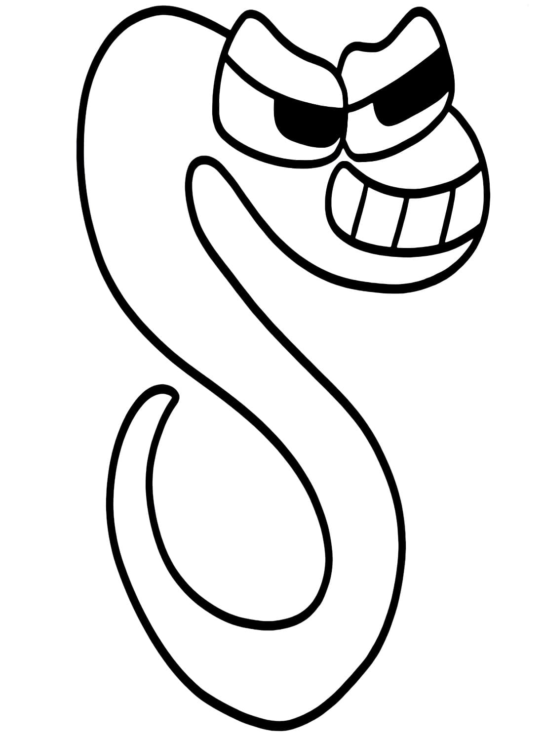 Dessin à colorier: Alphabet Lore (Lettres et alphabet) #219732 - Coloriages à Imprimer Gratuits