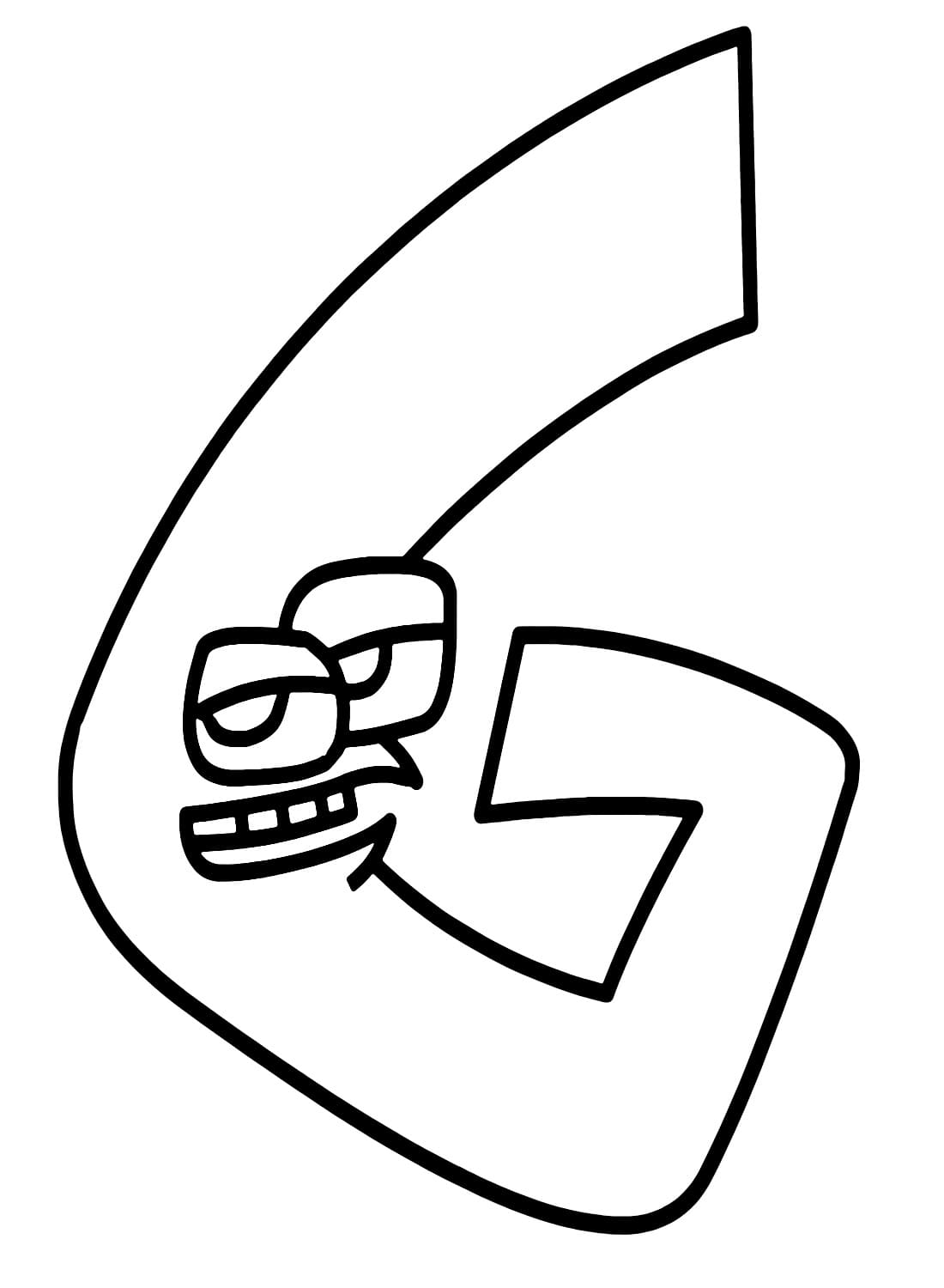 Dessin à colorier: Alphabet Lore (Lettres et alphabet) #219745 - Coloriages à Imprimer Gratuits