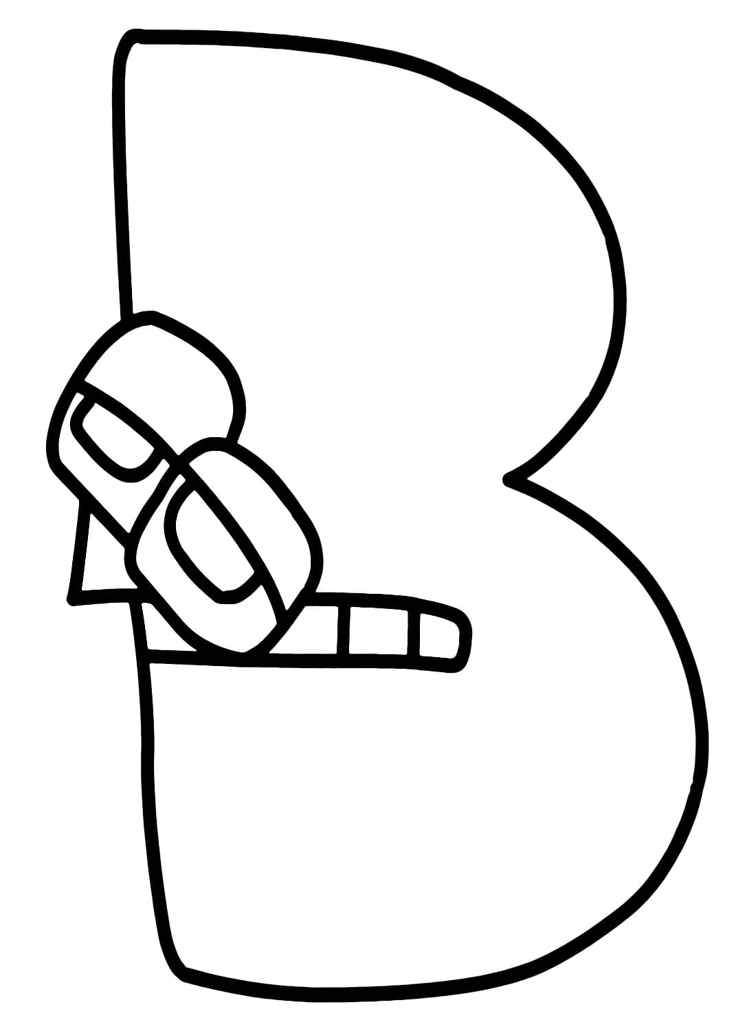 Dessin à colorier: Alphabet Lore (Lettres et alphabet) #219751 - Coloriages à Imprimer Gratuits
