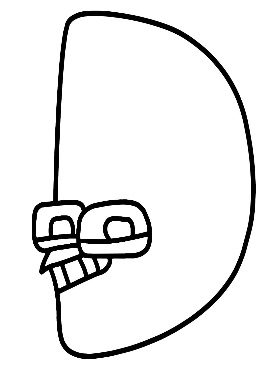 Dessin à colorier: Alphabet Lore (Lettres et alphabet) #219758 - Coloriages à Imprimer Gratuits