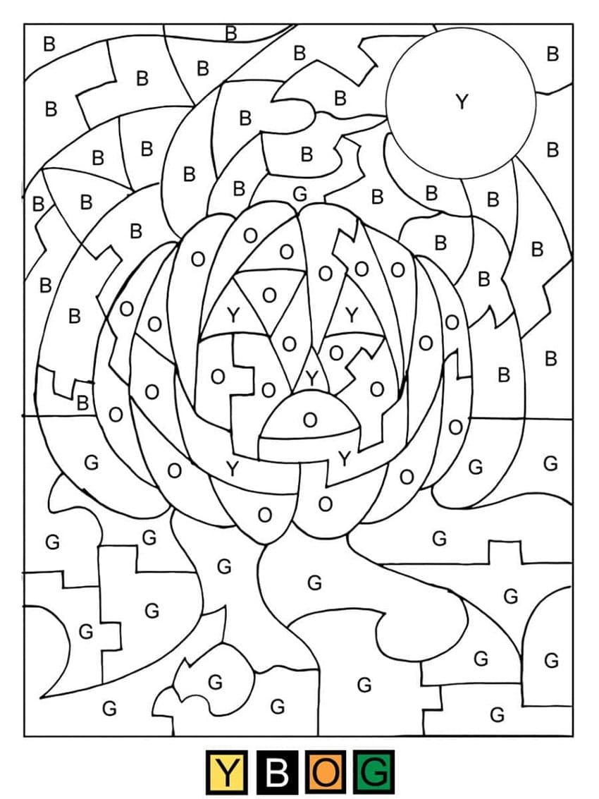 Joli coloriage Magique Lettres #220155 de la collection Lettres et alphabet, prêt à imprimer pour petits et grands