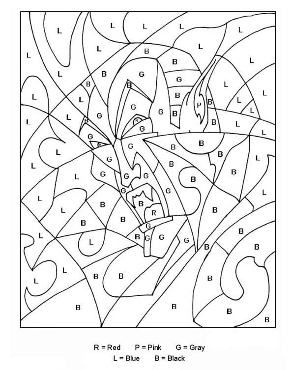 Joli coloriage Magique Lettres #220163 de la collection Lettres et alphabet, prêt à imprimer pour petits et grands