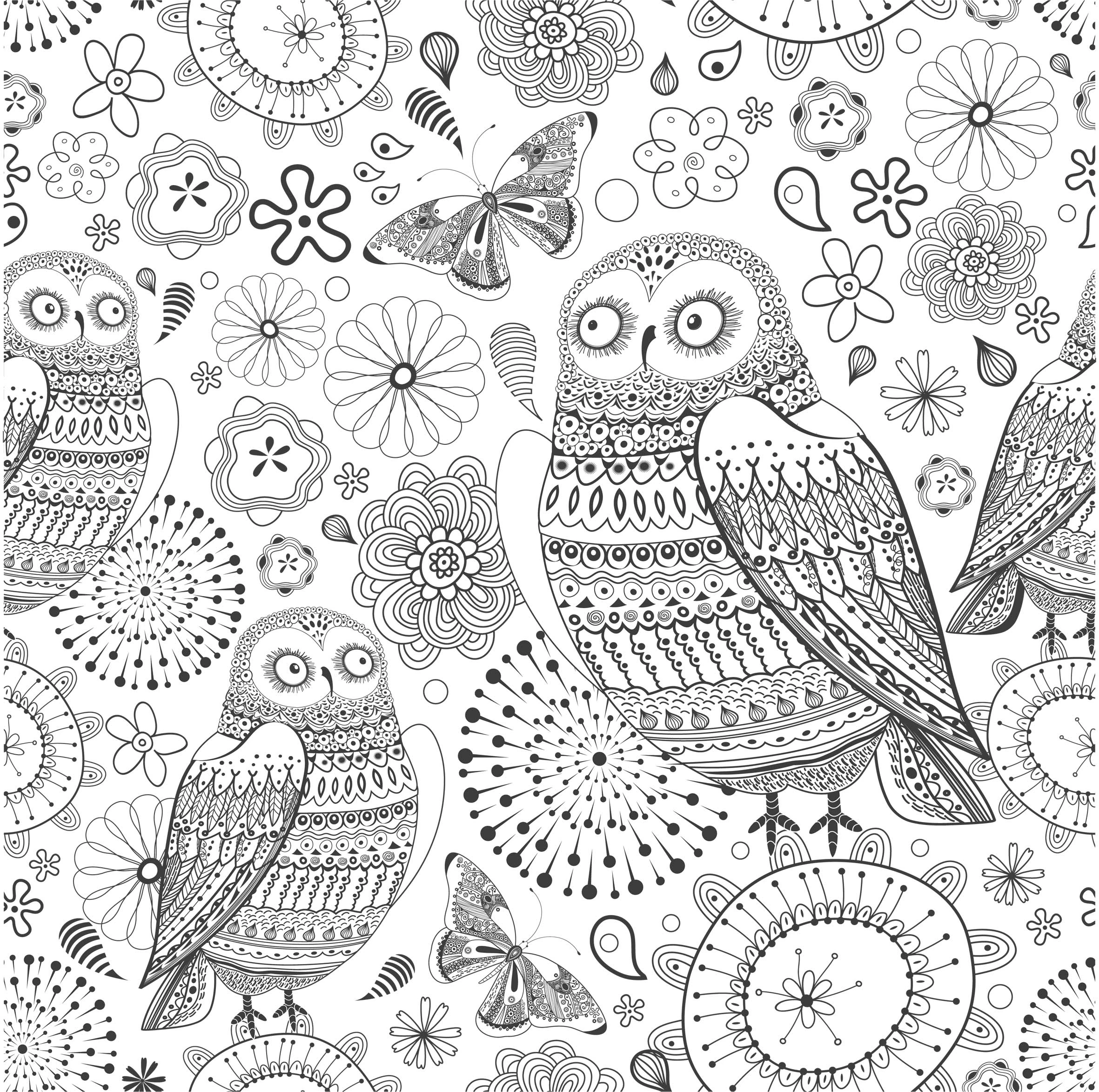 Coloriage gratuit Anti-stress #126771 de la collection Mandalas à imprimer
