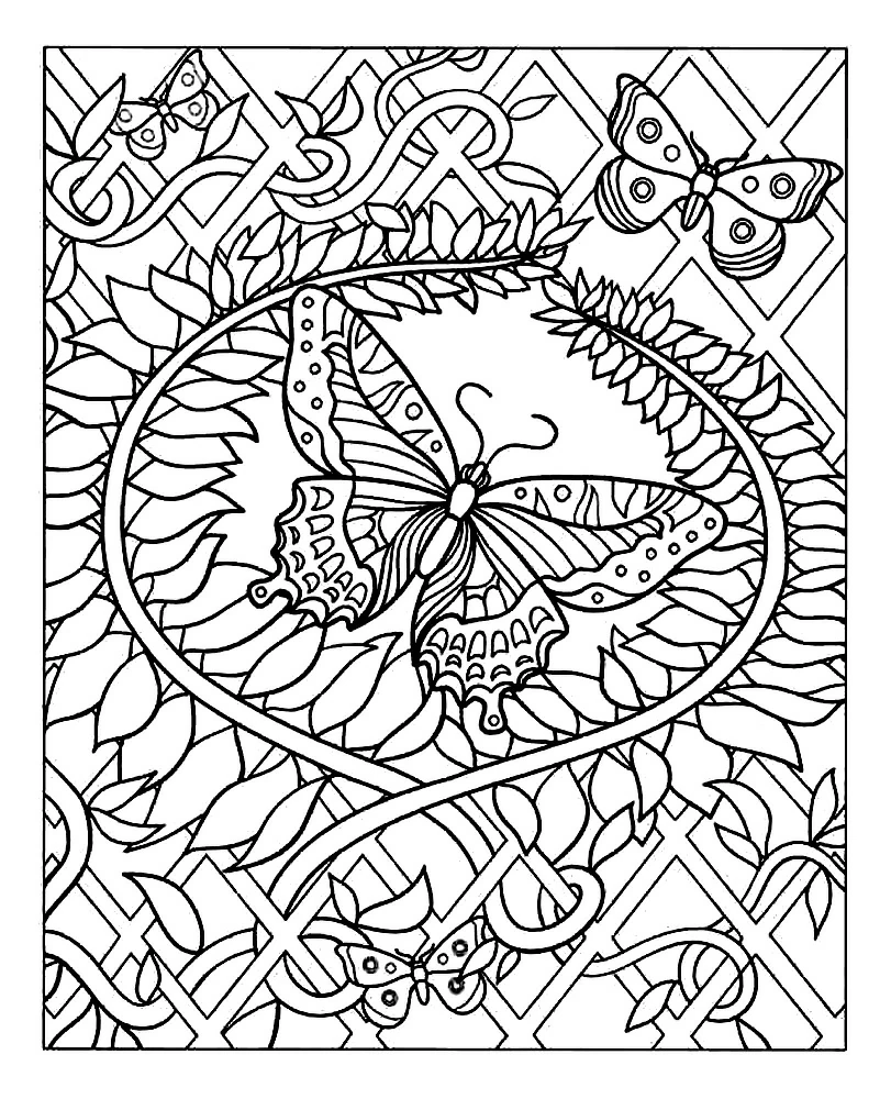 Coloriage gratuit Anti-stress #126812 de la collection Mandalas à imprimer