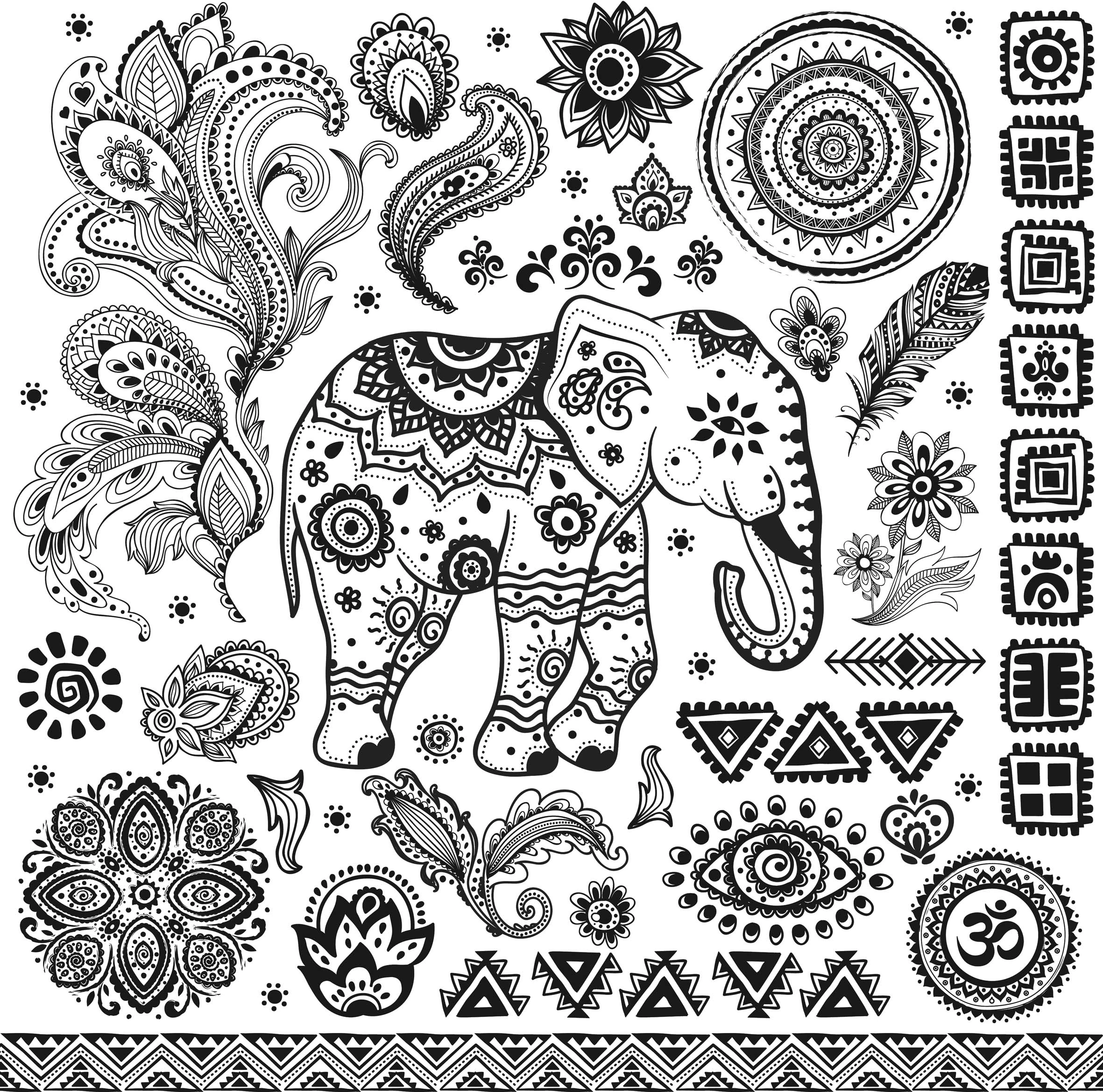 Coloriage gratuit Anti-stress #126821 de la collection Mandalas à imprimer