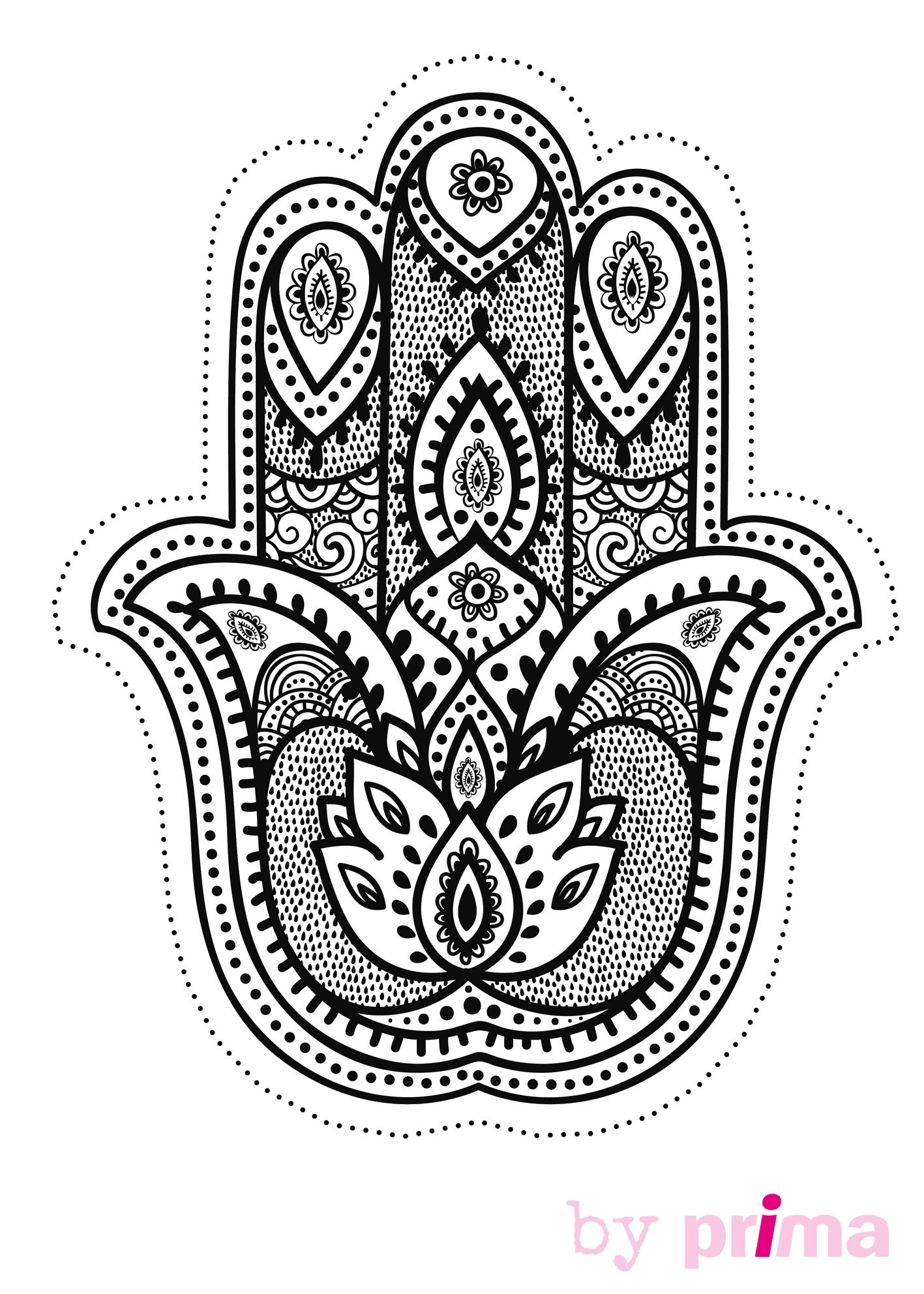 Coloriage gratuit Anti-stress #126830 de la collection Mandalas à imprimer
