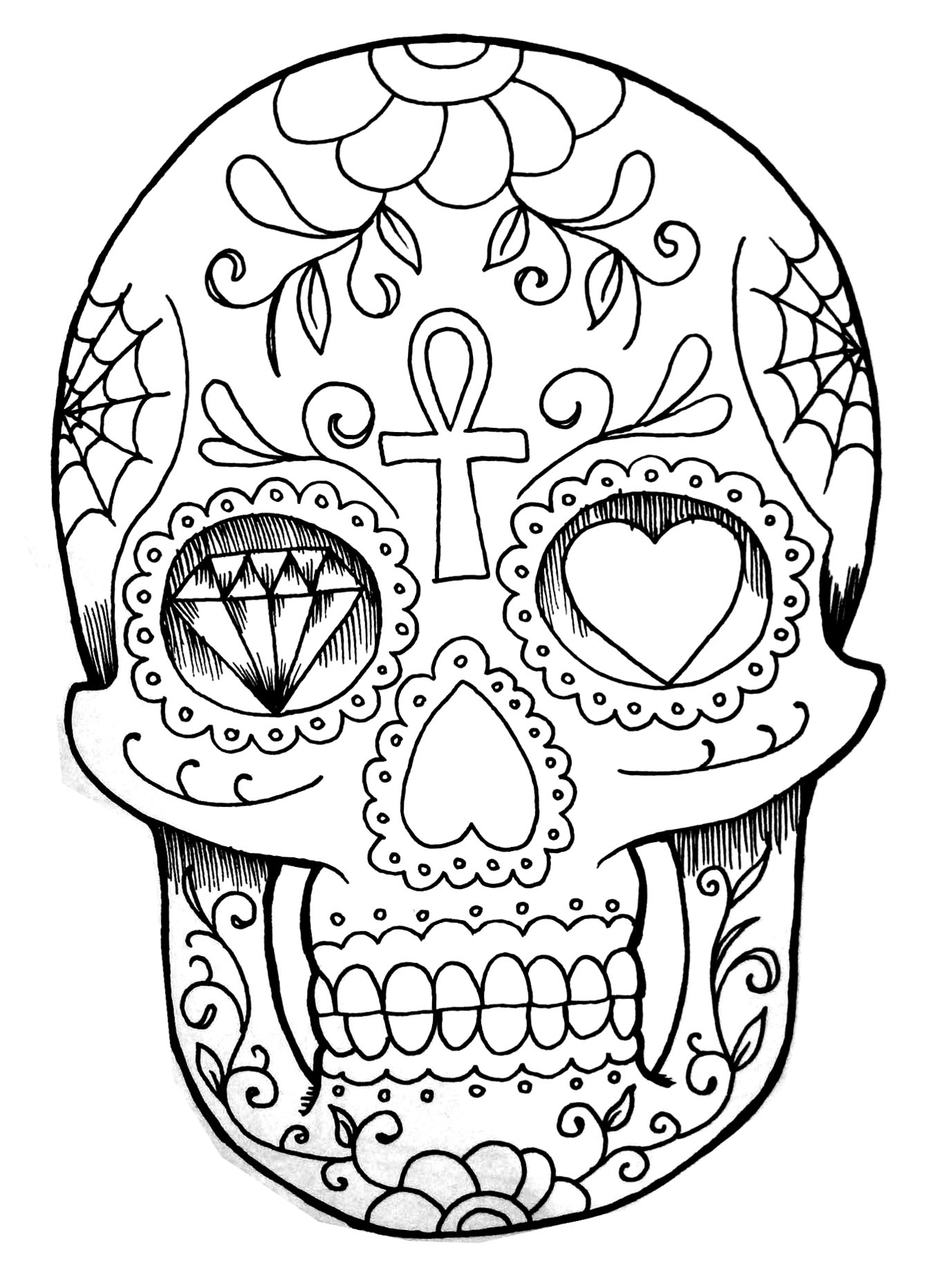 Joli coloriage Anti-stress #127171 de la collection Mandalas, prêt à imprimer pour petits et grands