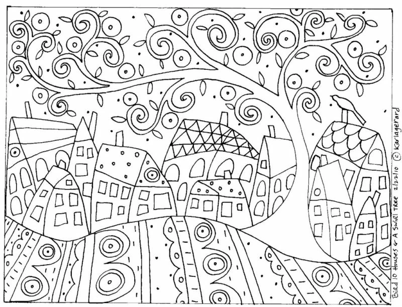 Coloriage gratuit Anti-stress #127217 de la collection Mandalas à imprimer